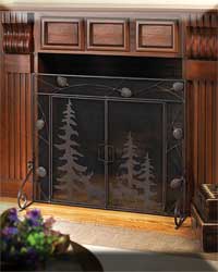 Woodland Wonder Fireplace Screen