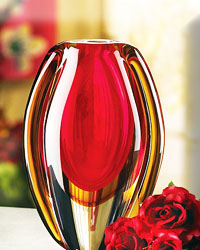 Sunfire Glass Vase