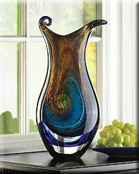 Galaxy Art Glass Vase