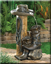 Wild Western Water Fountain