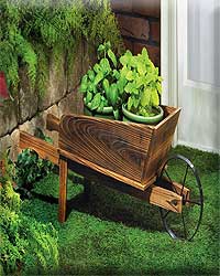 COUNTRY FLOWER CART PLANTER