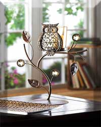 Wise Owl Votive Stand