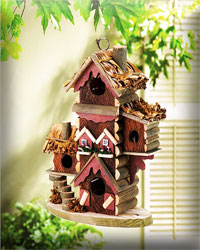 Gingerbread Styled Birdhouse