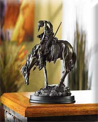 The End of the Trail Horse Figurine