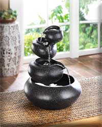 FOUR TIER TABLETOP FOUNTAIN