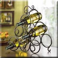 Scrollwork Wine Rack