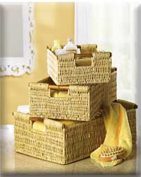 CORN HUSK NESTING BASKETS