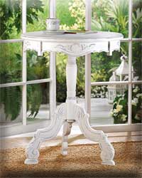 Romantic Rococo Accent Table
