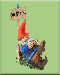 On Strike Sleeping Gnome