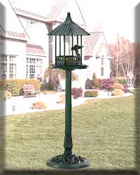 VERDIGRIS GAZEBO BIRDFEEDER