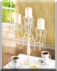 IVORY ELEGANCE CANDELABRA