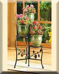 Country Apple Plant Stand